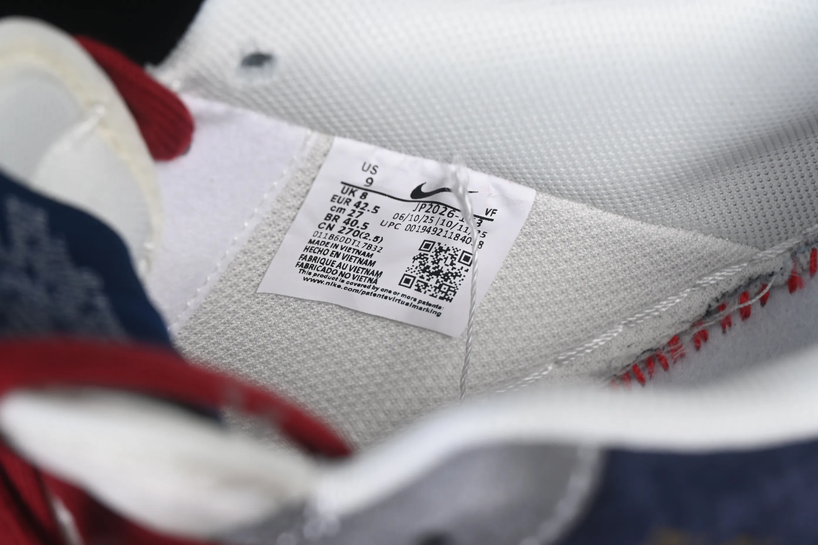 All Categories Nk Air Force 1 Air Force Series Nk Air Force 1 Low Air Force Low Nike Air Force 1'07 Low Red Navy Contrast Color Air Force One Low Casual Sneakers JP2026-153